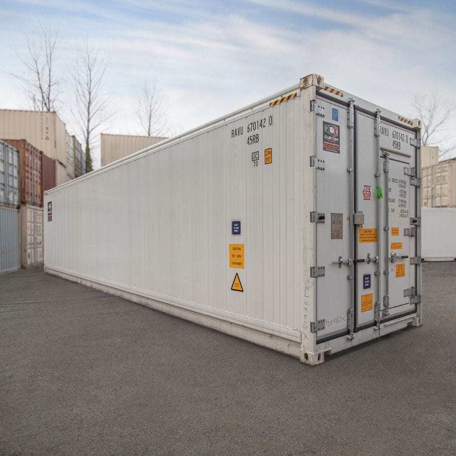 40’HC New (1-trip) Refrigerated Container (Working Reefer) - Backstorage Containers