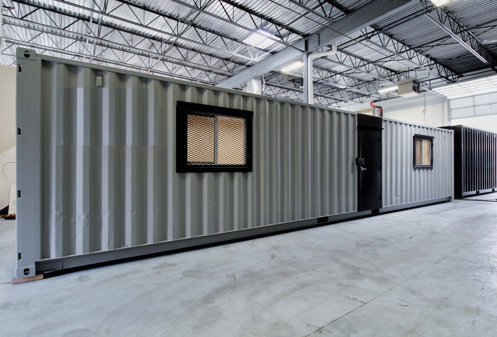 40’ Office CUBE – Wood Finished - Backstorage Containers