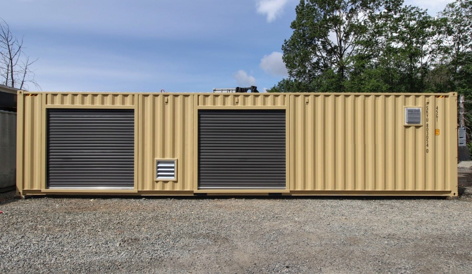 40′ Compressor Room - Backstorage Containers