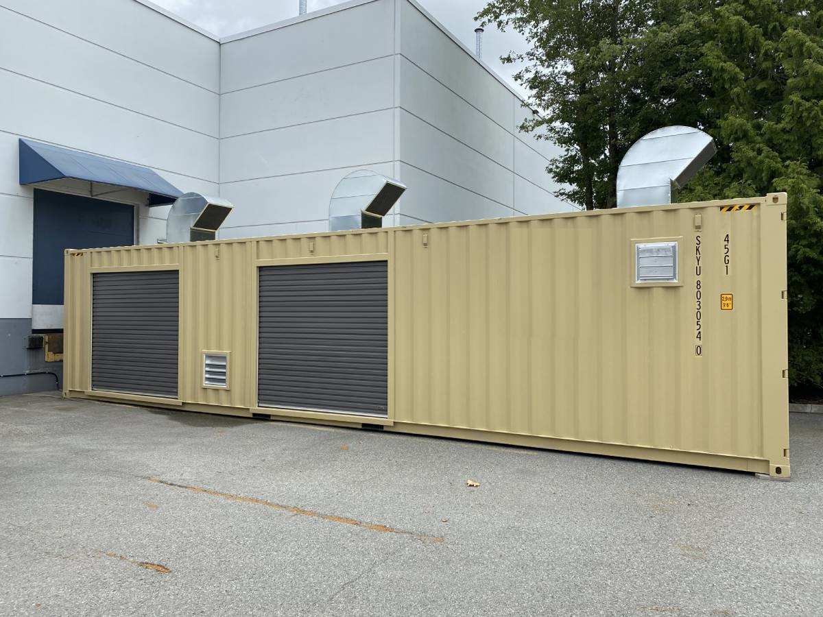 40′ Compressor Room - Backstorage Containers