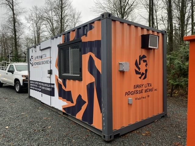 Custom Branded 20′ Mobile Office - Backstorage Containers