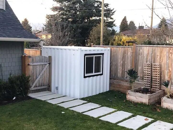 Laneway Motorcycle Garage - Backstorage Containers