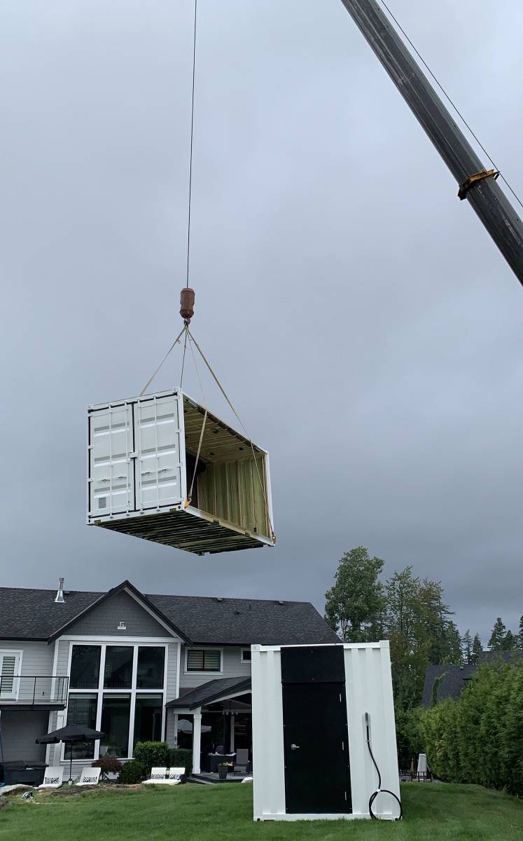 Poolside Bar Oasis in Fort Langley - Backstorage Containers