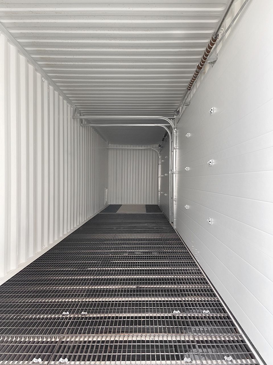 40’HC HAZCON Containment unit w/ Overhead doors - Backstorage Containers