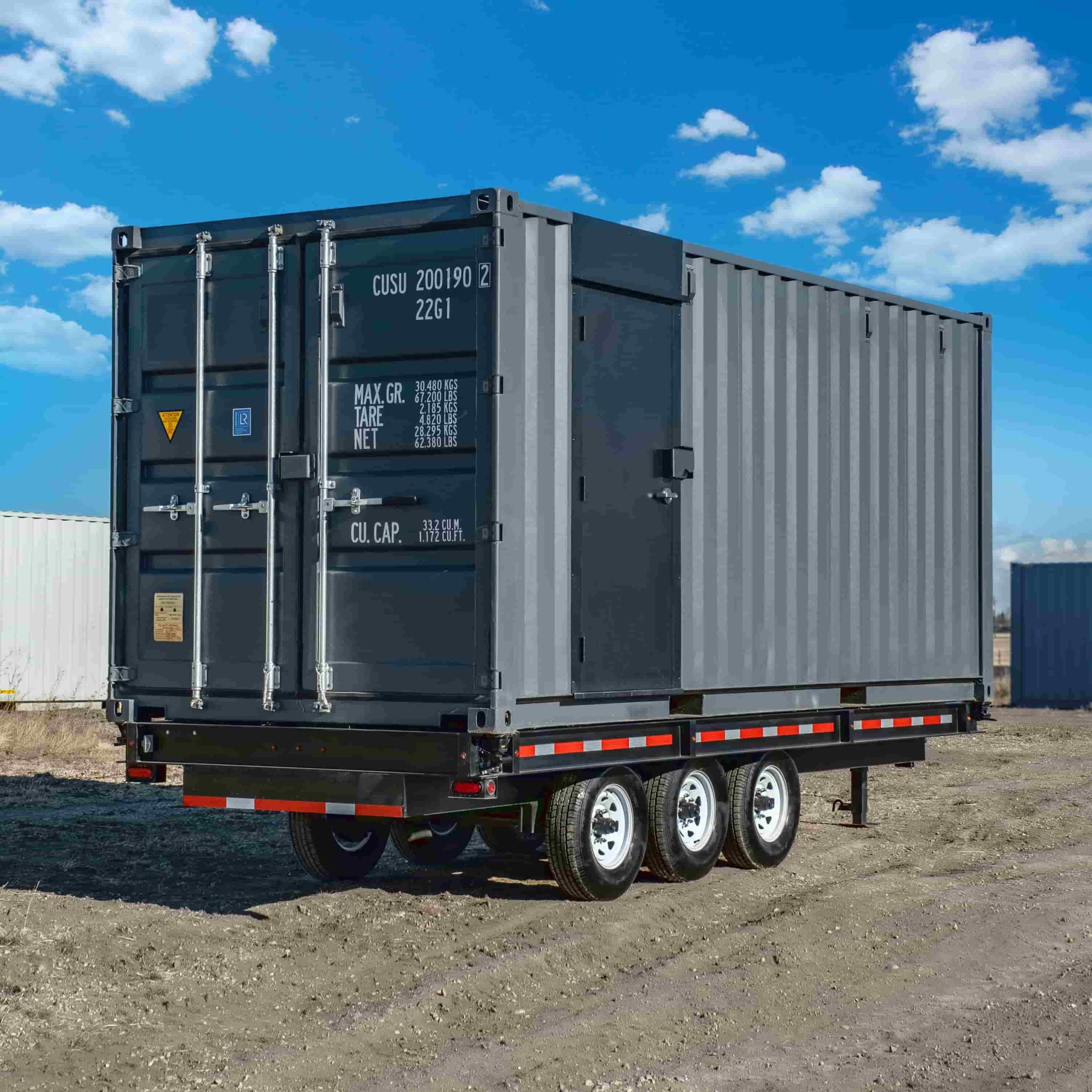 20’ Bumper Pull Container Chassis - Backstorage Containers