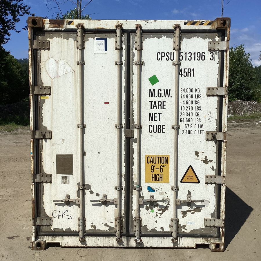 40’HC Non-Working Reefer (DMG) - Backstorage Containers