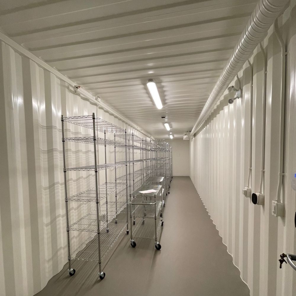 Cannabis Infused Manufacturing Facility - Backstorage Containers