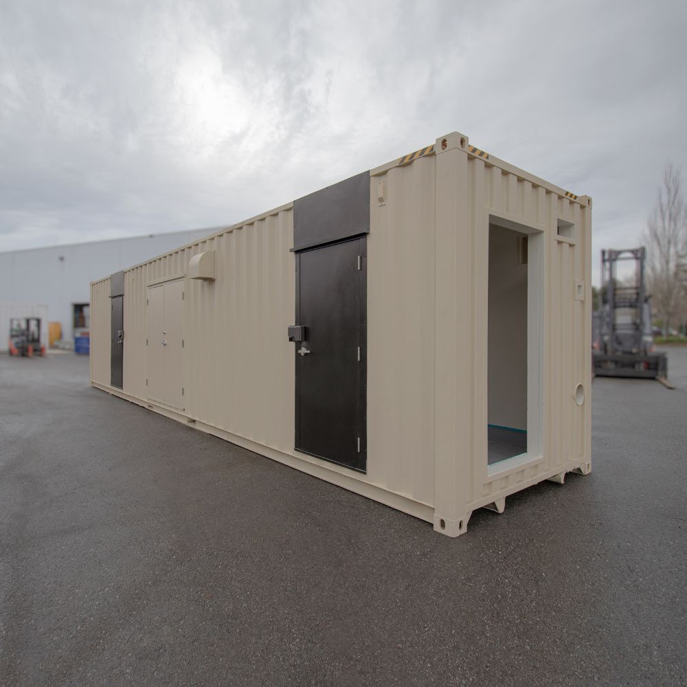 40’ Custom Industrial Container - Backstorage Containers