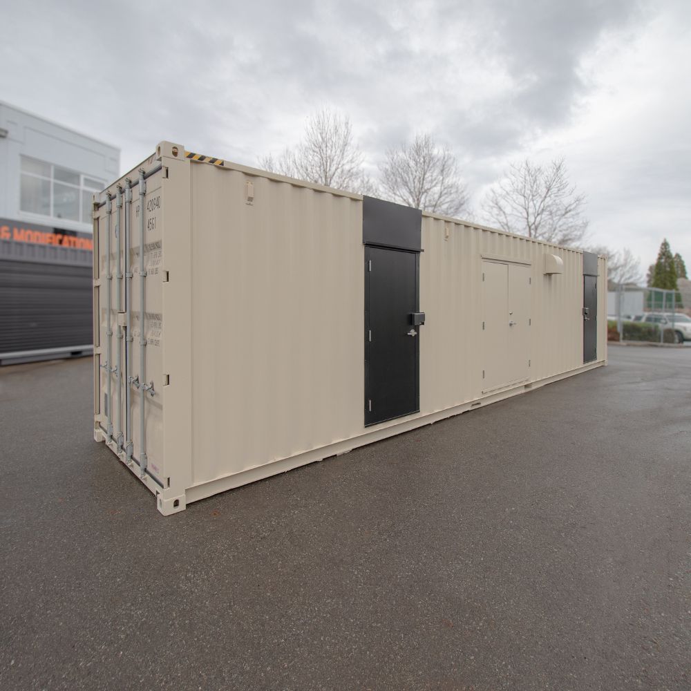 40’ Custom Industrial Container - Backstorage Containers