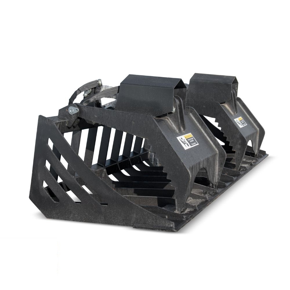 M&B | 72″ Rock Grapple Bucket - Backstorage Containers