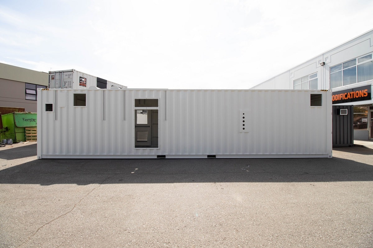 40’ Custom Mechanical Enclosure - Backstorage Containers