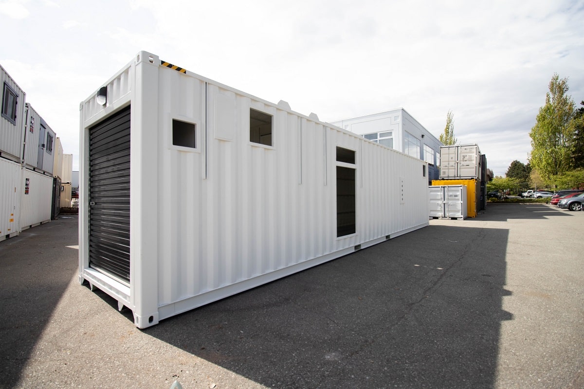 40’ Custom Mechanical Enclosure - Backstorage Containers