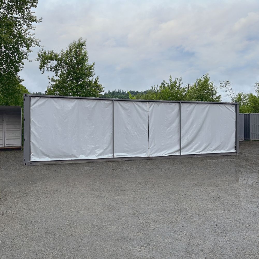 40’HC Open-Face w/Tarp System - Backstorage Containers