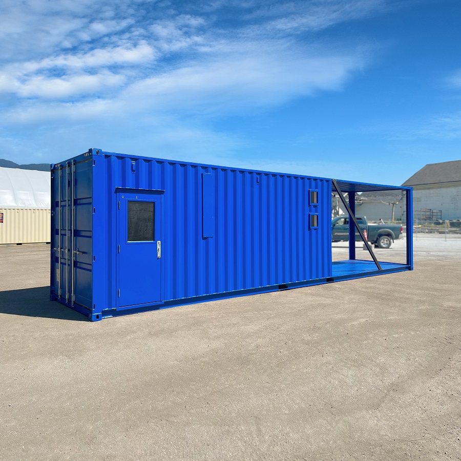 40’ Custom Equipment Enclosure - Backstorage Containers