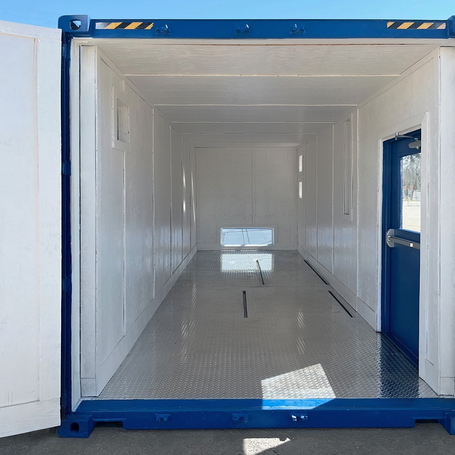 40’ Custom Equipment Enclosure - Backstorage Containers