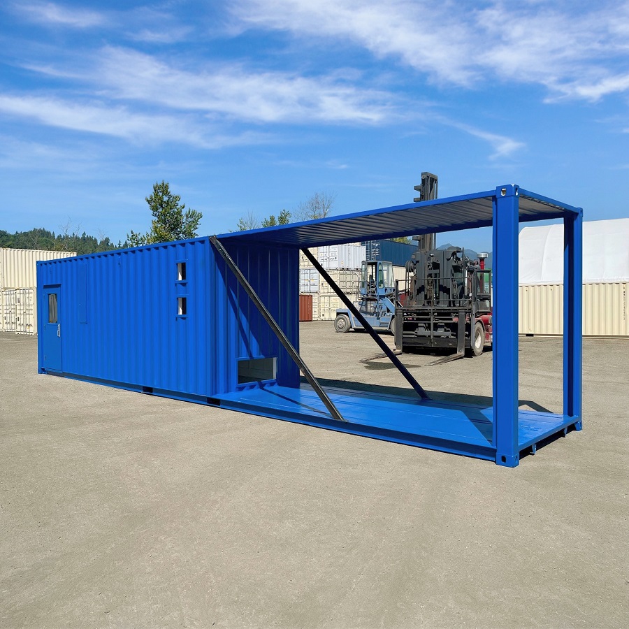 40’ Custom Equipment Enclosure - Backstorage Containers