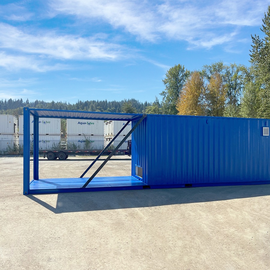 40’ Custom Equipment Enclosure - Backstorage Containers