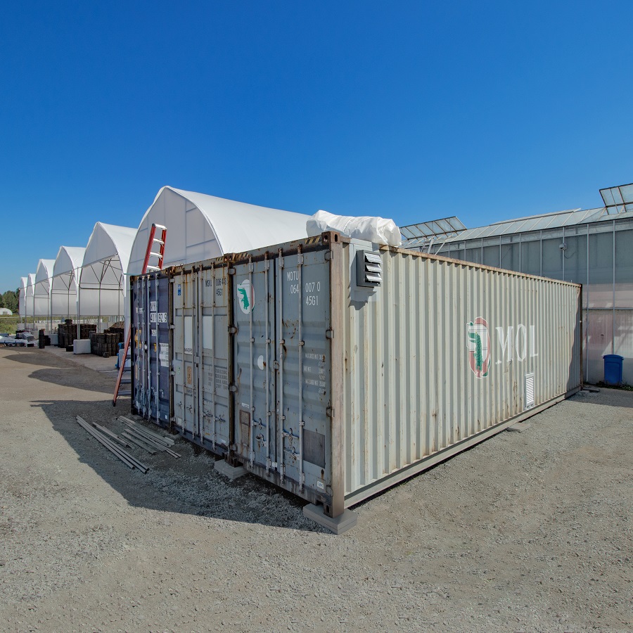 Custom Storage & Processing units for an Organics Company - Backstorage Containers