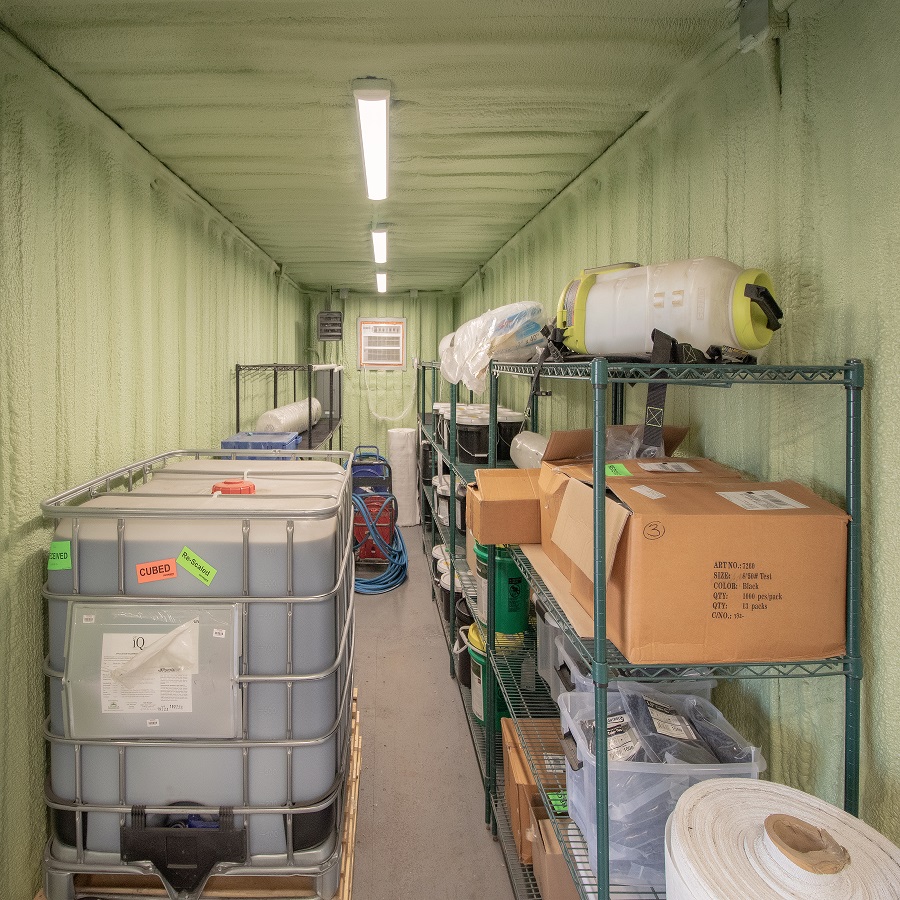 Custom Storage & Processing units for an Organics Company - Backstorage Containers