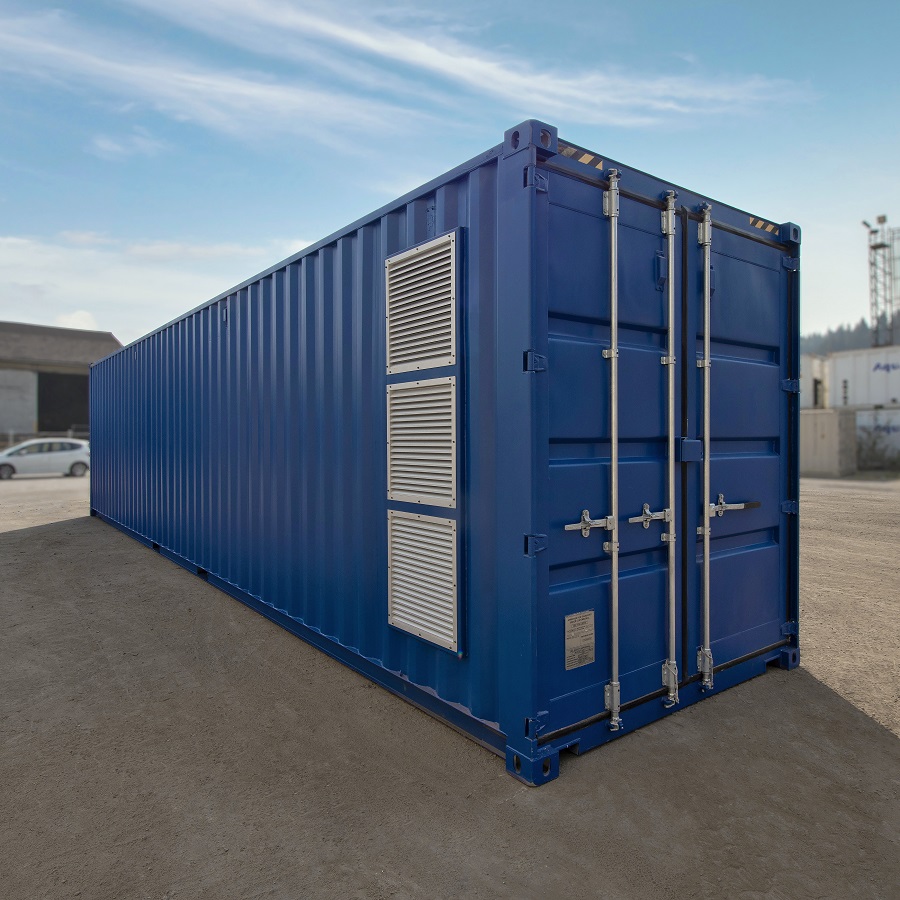 40’ Custom Equipment Housing Unit - Backstorage Containers