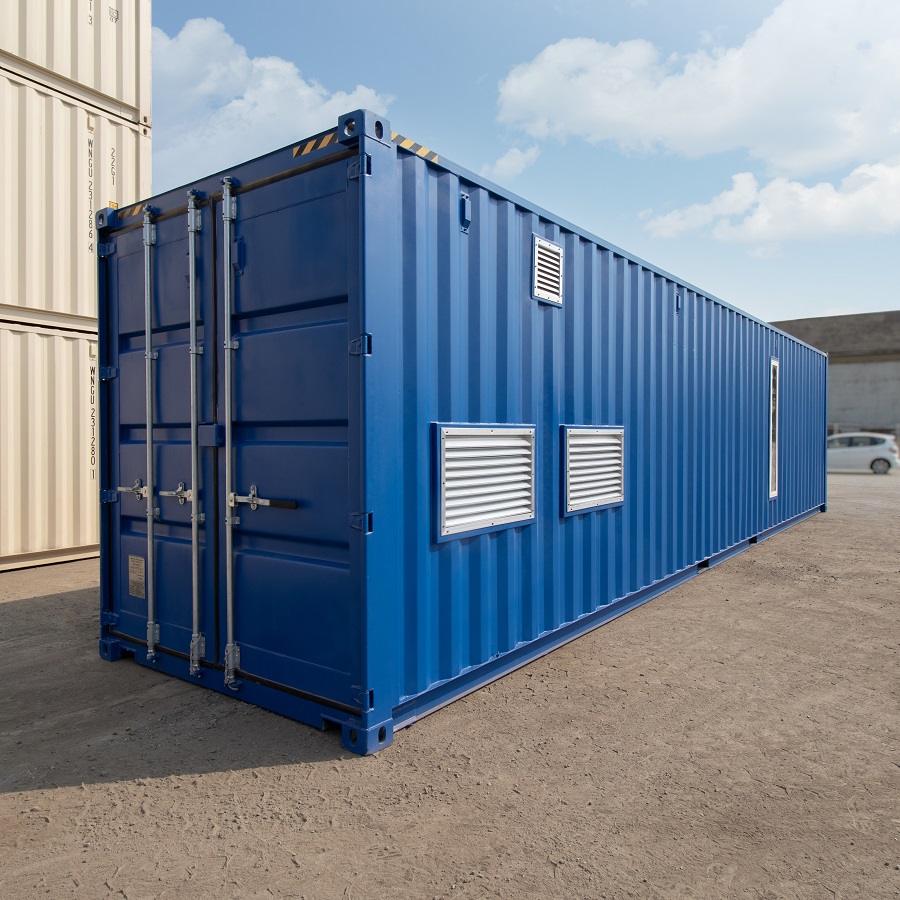 40’ Custom Equipment Housing Unit - Backstorage Containers