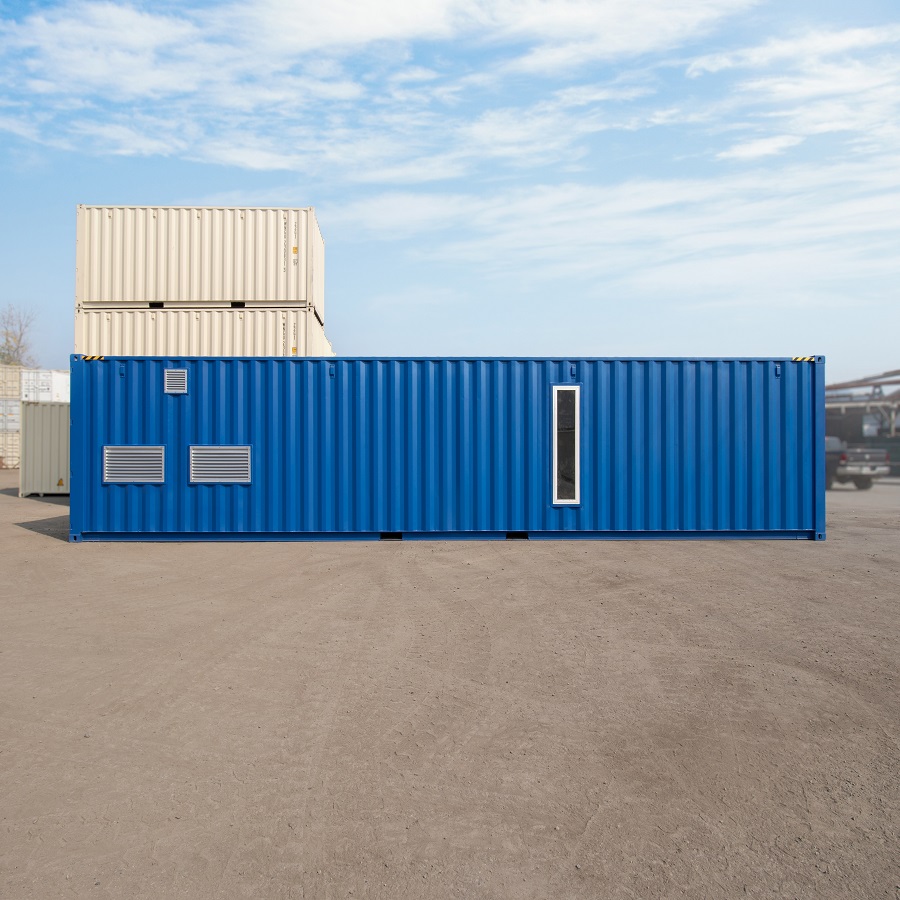 40’ Custom Equipment Housing Unit - Backstorage Containers