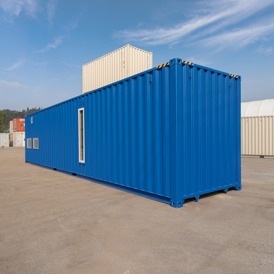 40’ Custom Equipment Housing Unit - Backstorage Containers