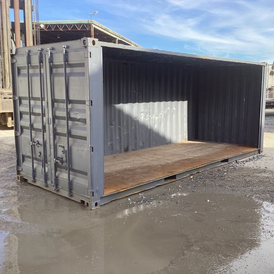 20′ Used “Open-Face” Shipping Container (Special) - Backstorage Containers