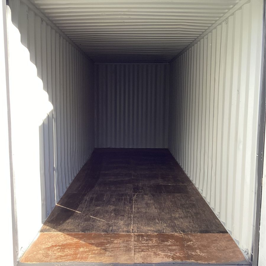 25’HC Used Shipping Container (Painted Slate Grey) - Backstorage Containers