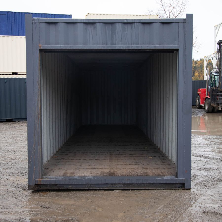 25′ Cut-Down Shipping Container w/Roll-Up Door - Backstorage Containers