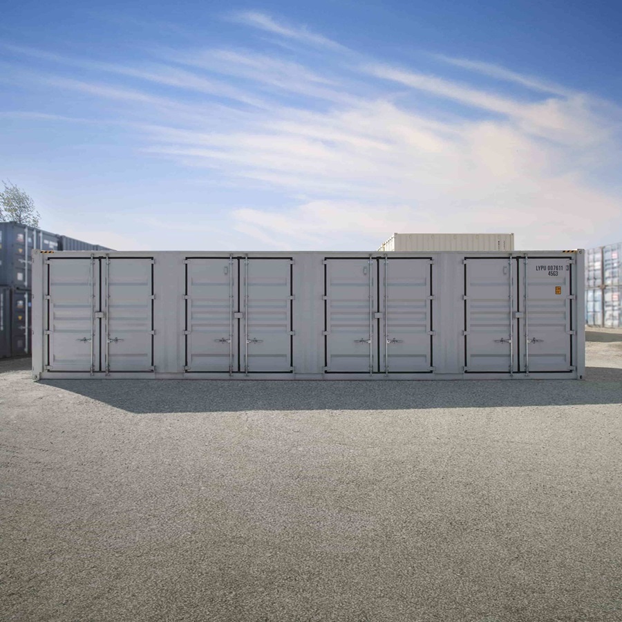 40’HC Chemical Storage w/4 x Side Doors - Backstorage Containers