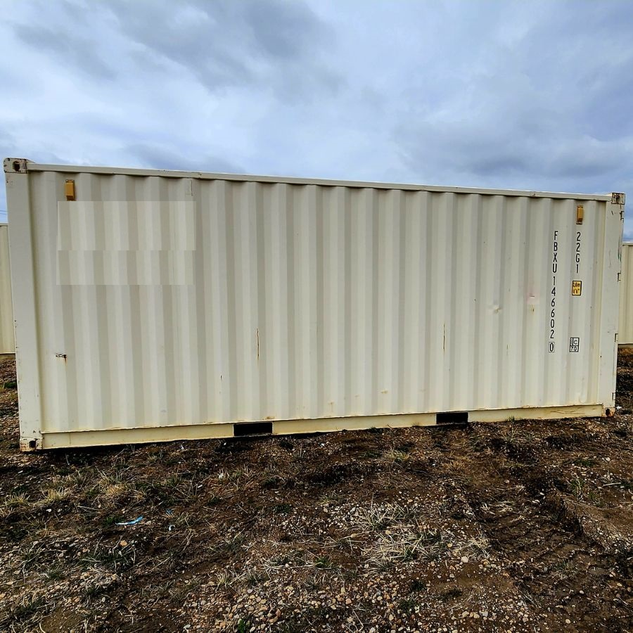 20’ New (1-Trip) Container w/ Shelving on BOTH sides - Backstorage Containers